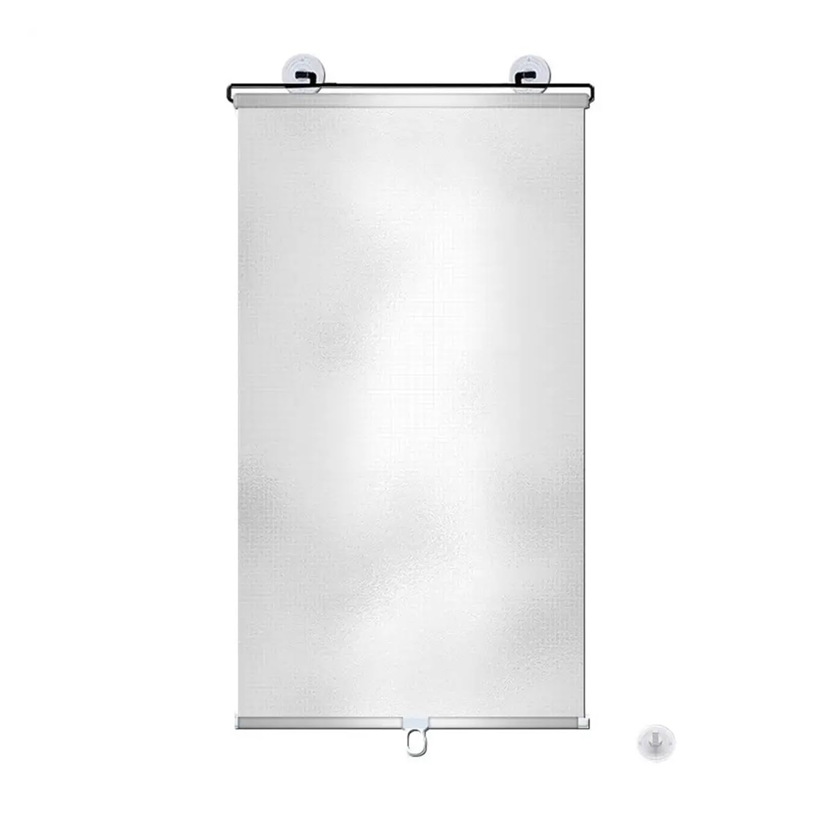 Protezione Solare Auto Parasole Interna Tenda Parasole Avvolgibile Automatica In PVC Con Rullo Parasole Per Auto, Tenda Oscurante Con Ventosa, Tenda Parasole Per Finestrini Auto(58 x 125cm)