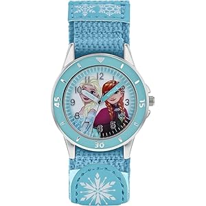 Disney Frozen Turquoise Rip Strap Time Teacher Watch