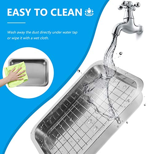 1 Set Spülmaschinengestell Plätzchensicheres Backen Grillen Toaster Pfannenröster Multi-Stick Lasagne BBQ Restaurant Koch Kühlung Backformen Haus- und Geschirrgriffe Küchenregal (Color : Silver, Size 9 1 Set Spülmaschinengestell Plätzchensicheres Backen Grillen Toaster Pfannenröster Multi-Stick Lasagne BBQ Restaurant Koch Kühlung Backformen Haus- und Geschirrgriffe Küchenregal (Color : Silver, Size