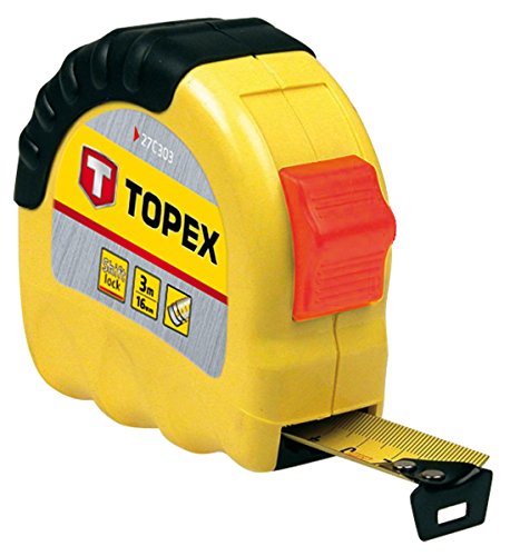 Topex Mètre ruban en acier 5 m x 19 mm 27C305 Cover