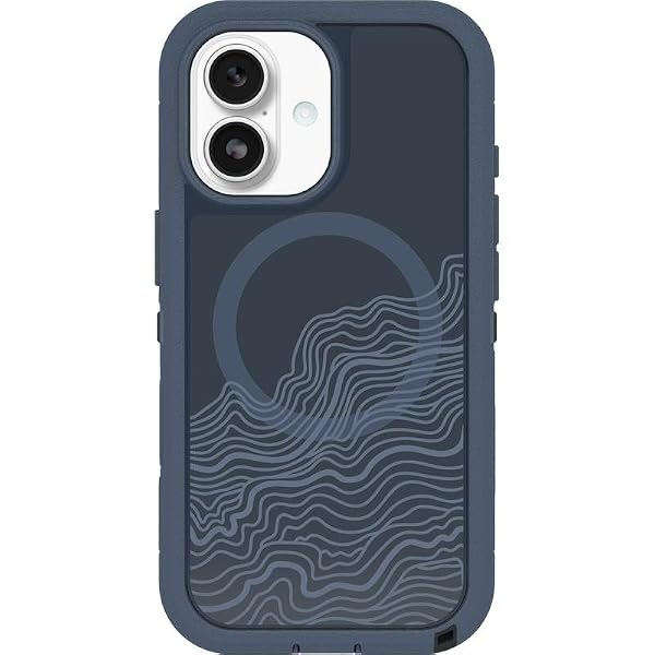 OtterBox iPhone 17 (Only) Bundle: Defender Series XT Case & Screen Protector - Offgrid (Blue) - Snaps on MagSafe - Tough - Rugged & Durable by OtterBox - Image 3