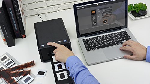 Plustek OpticFilm 135. The Motorized 35mm Slide and Negative Film CCD Scanner, with high Dynamic and 3600 DPI Resolution. Support Mac and PC
