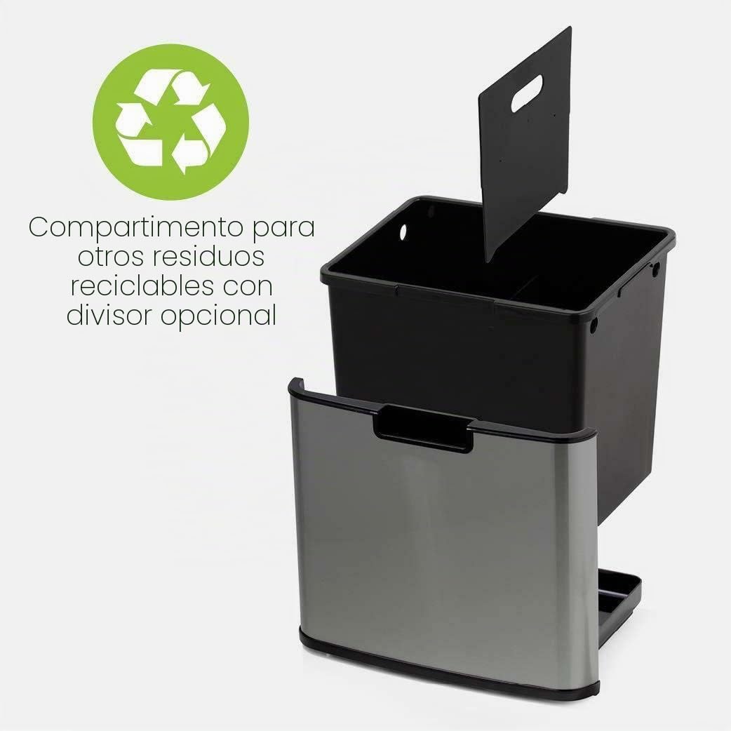 KITCHEN MOVE Papelera de cocina automática 75L NARVIK