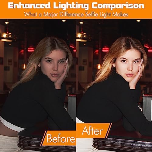 UBeesize Selfie Light for Phone, 80 LED Video Fill Light with Clip for iPhone, Laptop, 3 Light Modes 10 Level Brightness Portable Travel Light for Tiktok, Selfie, Vlog, Live Stream,Make Up,Photography 5 51QPjoVhqGL. AC