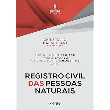 Capa do livro Registro Civil das Pessoas Naturais - 5ª Ed - 2023