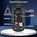 immagine 4Cocoda Mouse Wireless, Mouse Gaming Silenzioso Ricaricabile con Ricevitore Bluetooth USB, Adattatore di Tipo C, 4 Livelli DPI Regolabili, Mouse Bluetooth per Laptop, PC, Mac, MacBook PRO, iPad