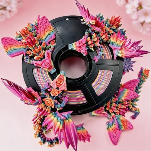 Image of Silk PLA 3D Printer Filament Bundle 1.75mm Filajoy3D Multicolor 3D Printing Filament 250g*4 Dimensional Accuracy + /- 0.02mm for Most FDM 3D Printers