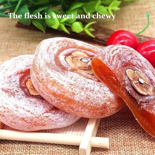Natural Dried Persimmons,Persimmons Fruit Fresh,Dehydrated No Added Sugar Driedfruit,Natural Sweet Fruit Snack,Fresh Picking On The Farm,Healthy Snacks(500g) - Thumbnail 4