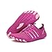 Chaussures d'eau Hommes Femmes, Unisexe Chaussures Aquatiques, Séchage Rapide Chaussures De Plage pour La Natation, La Marche, Le Yoga, Le Jardin, Le Parc, La Conduite (39 (EU 40 1/3),Purple)