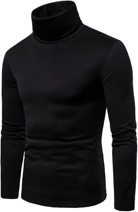 MAQUIDE Men's Casual Slim Fit Basic Tops Knitted Thermal Turtleneck Pullover Swe&hellip;
