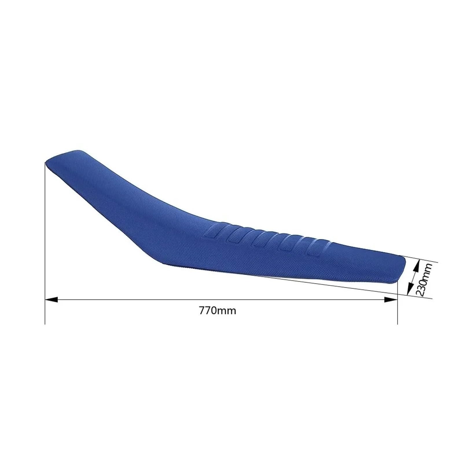 Funda para Asiento de Motocicleta Cojines para Fundas Asiento Motocicleta, Antideslizante, Resistente al Agua, para Suave, dedicado a para Husqvarna(Azul)