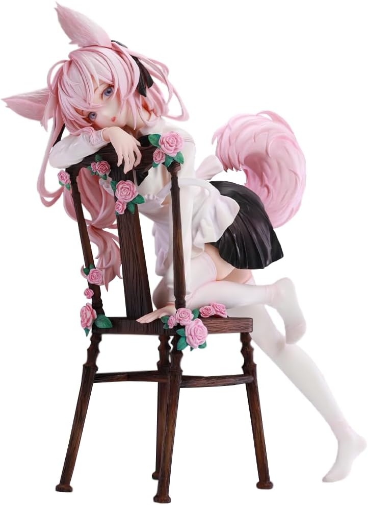 QAHEART Anime Illustration KINAKO Figure Original Painting Figures Rabbit Flova Figure Bunny Girl Model Statue