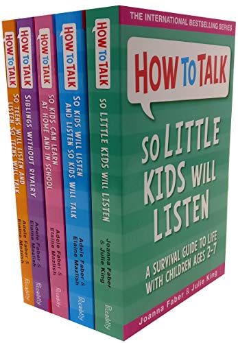 How To Talk Collection 5 Books Set (How to talk so Kids Will listen, How to talk Series)