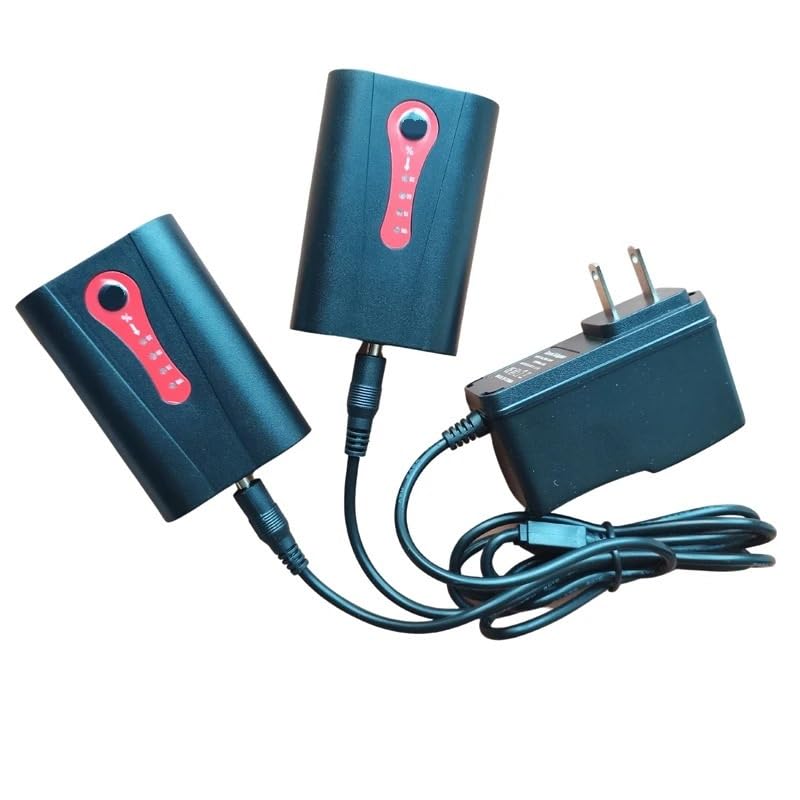 Batería litio guante calefactable 3400mAh con cargador de repuesto para ropa térmica 7.4V