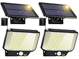 Solar Outdoor Lights,Deogos 266 LED Motion Sensor Outdoor Lights Solar Powered,IP65 Waterproof Secur