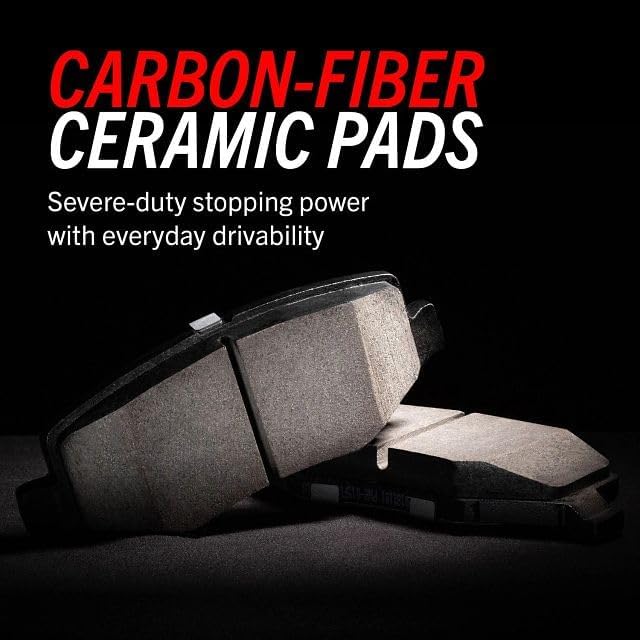 PowerStop Z23 Performance 탄소 섬유 세라믹 브레이크 패드 후면 Z23-606 — 사진 4