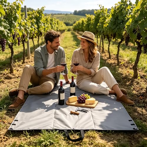 Couverture imperméable pliante de plage pour s'isoler du sable chaud - 3
