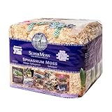 Supermoss Super Moss (22325) Orquídea Sphagnum Musgo seco, 1Lb Mini Bale
