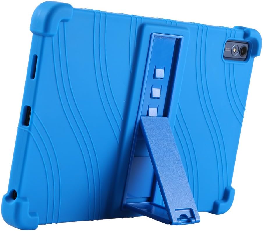 Compatible with Case for Lenovo TAB M10a 5G 10.6 inch TB360ZJK Tablet, Full Coverage Ultra Slim Adjustable Stand Silicone Shockproof Lightweight Protective Cover Case (Red)
