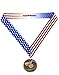 Decade Awards Golf Medal, Bronze - 2.5 Inch Wide/Golf Tournament Medal with Stars & Stripes Neck Ribbon