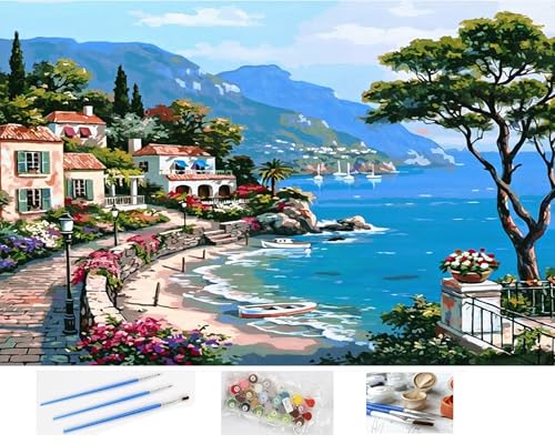 Pintar por números para adultos - Manualidades adultos - Pintar por numeros - Pintura por numeros adultos - Cuadros para pintar por numeros