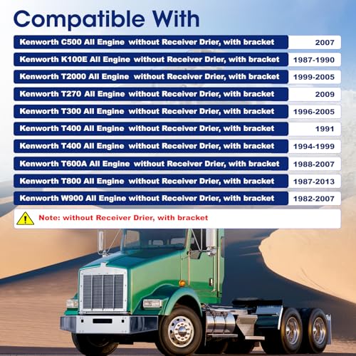 Image of Air Conditioning A /C Condenser Compatible with Kenworth Models # 79019, 651009, 41009, CN41009PFC, K122125, ZGG707032, 79019651009, 9141009