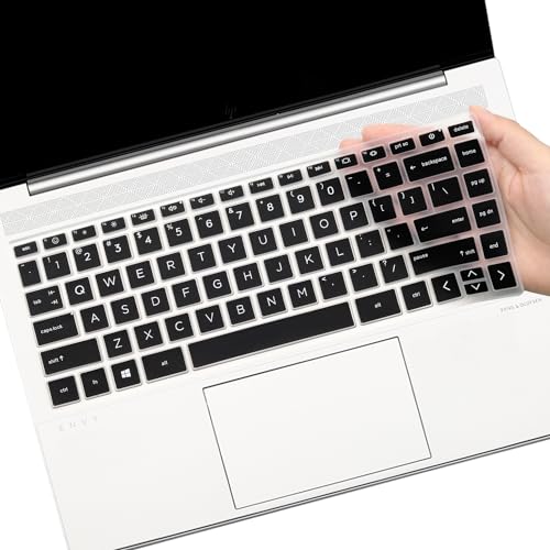 Protector para teclado HP Pavilion x360 14, silicona miniatura 1