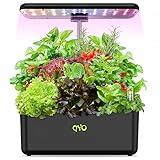 Hydroponics Growing System, QYO 9 Pods Herb Garden with 70 LEDs Full-Spectrum Plant Grow Light, Hydr