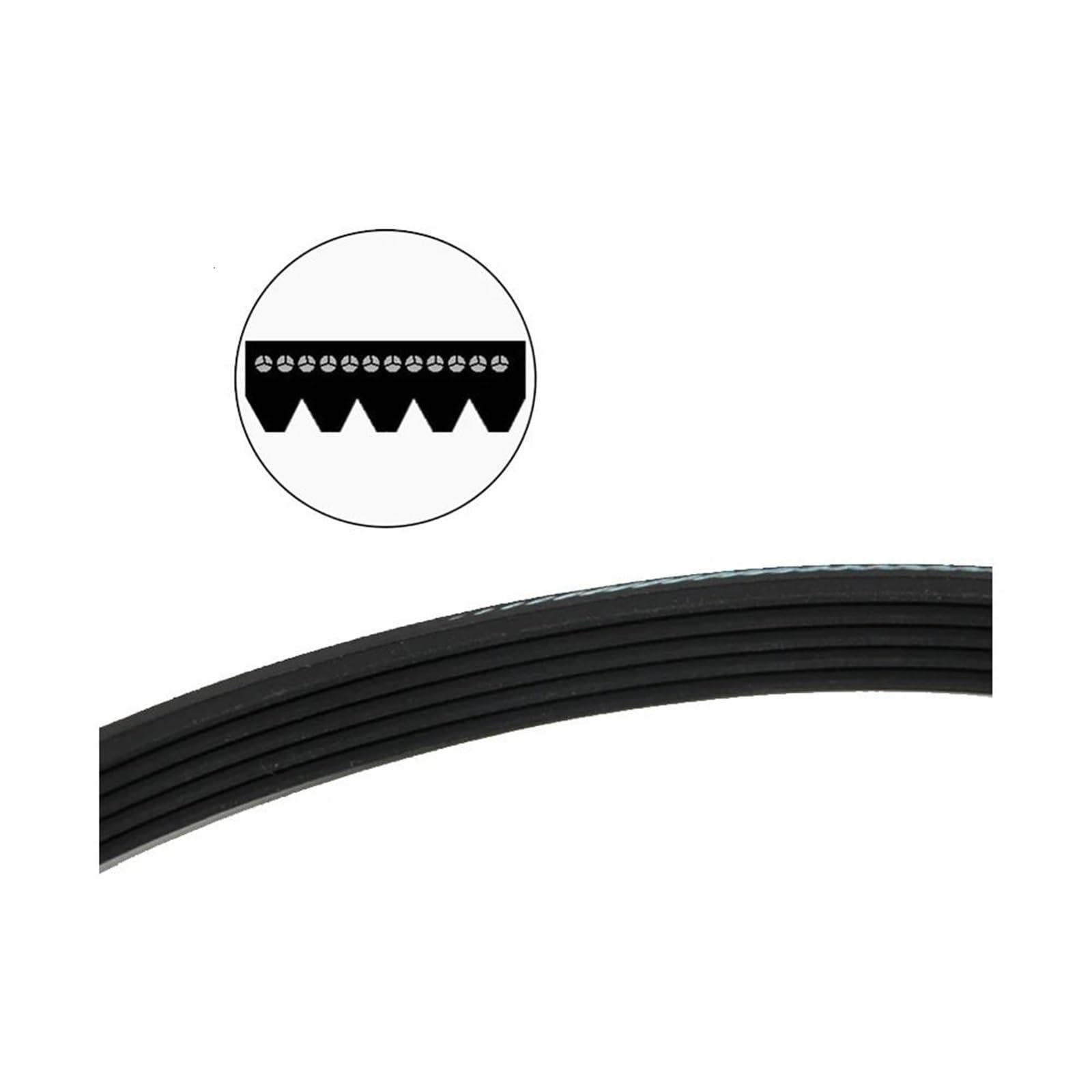 Cinghia Di Trasmissione Cinghia Trapezoidale A 5 Nervature 5PJ605 Sostituzione Colore Nero Per Utensili Per Piallatura In Legno Per Einhell TH-SP-204 Cinghia Poly-V(2 pezzi)