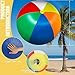 Glimin 5 ft or 5.9 ft Giant Inflatable Beach Ball Jumbo Rainbow Ball Extra Large Inflatable Toys for Pool Summer Beach Pool Event Party Massive Games(70.8 in,Rainbow Color)