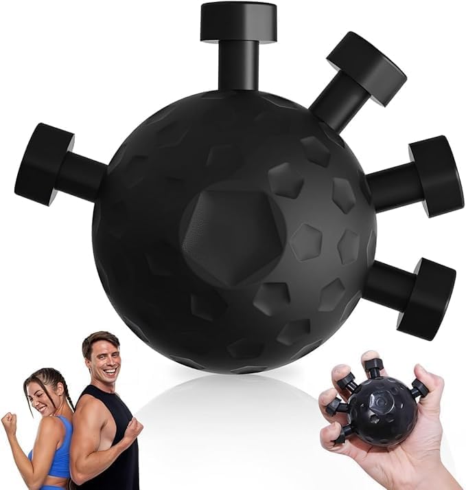 Eagle Claw Hand Grip Strengthener Ball – 20-45KG Resistance, Ergonomic Finger Exerciser for Athletes, Climbers, Musicians, Stress Relief, Therapy & Grip Training..1 Psc (Multicolor)-image-15