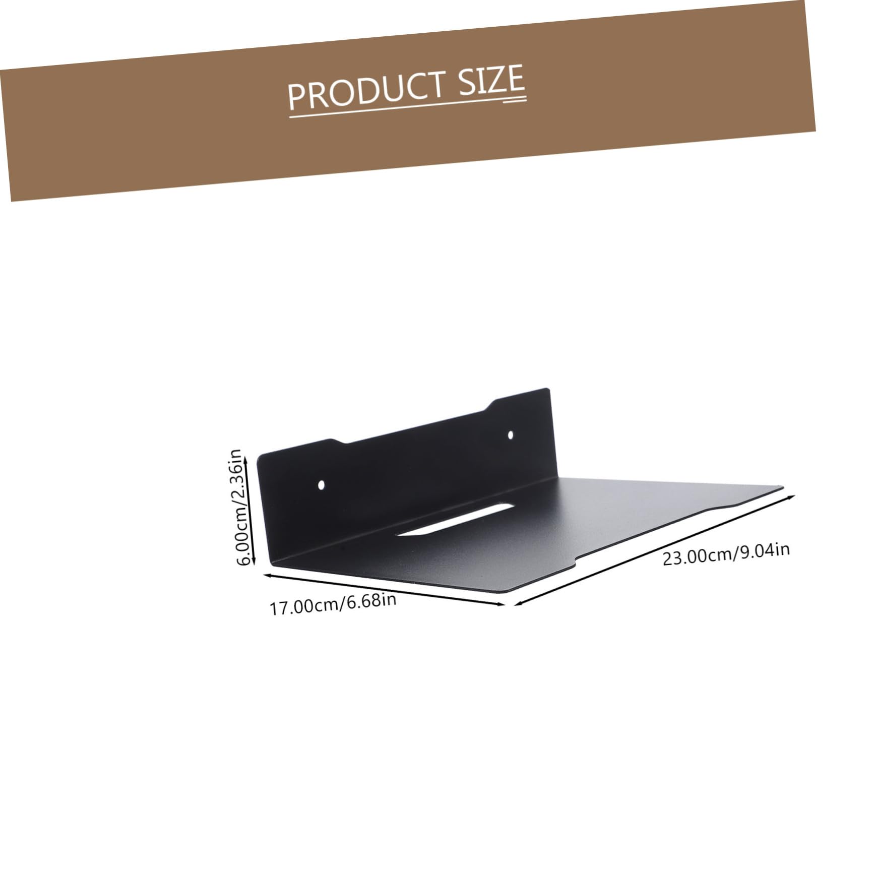 Homoyoyo Supporto da Parete Robusto in Acciaio al Carbonio Nero Capacità di Carico Elevata per Telecamera e Proiettore, Design Montaggio a Muro