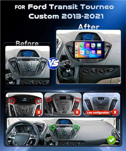Autoradio Android Auto Ford Transit résout les problèmes de navigation - 2