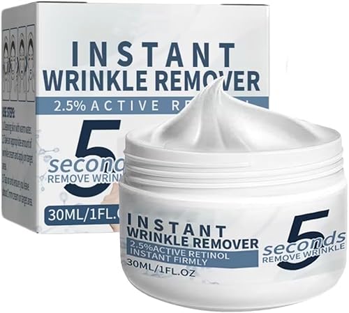 Crème Anti-Rides 5 Secondes, Crème Wrinkle Power Anti-Rides Instantanée, Roveaskin Anti Ridès Instant, Creme Hydratante Visage, Multi-Effet Creme De Jour Visage Anti-âge Et Anti-Ridès (1)