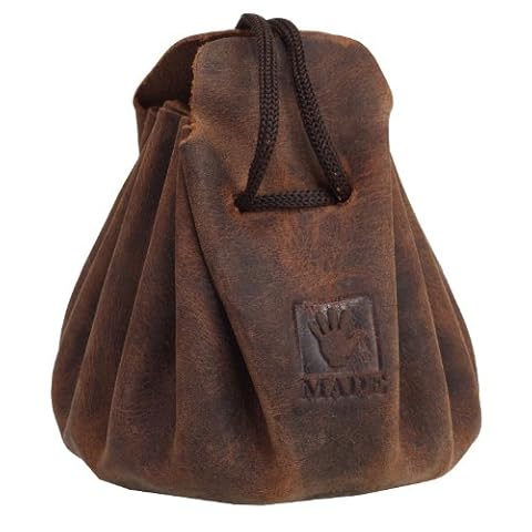 Greenburry Vintage skórzany woreczek brązowy L, 1825-25, brązowy, Atrybut nie dotyczy produktu