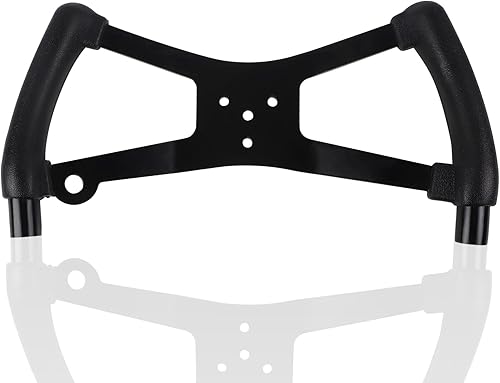 FLYPIG - Volante deportivo de metal en H tipo mariposa para carritos Go Kart de carreras