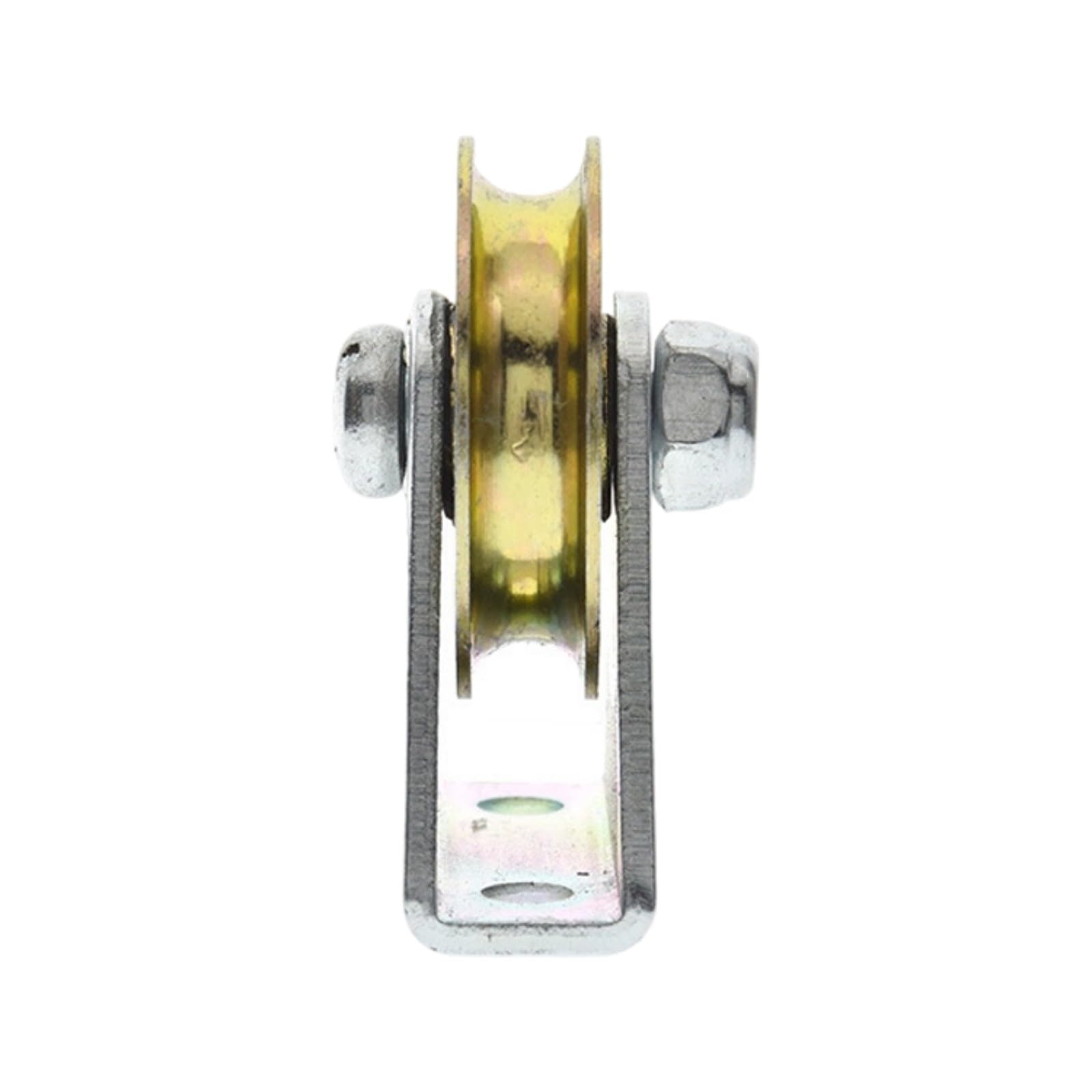Alloneslife 1U Bracket Pulley U Concave Pulley 6Mm Steel Wire Rope Guide Bracket Fixed Hanging Wheel Guide For Industrial Lifting Construction Site