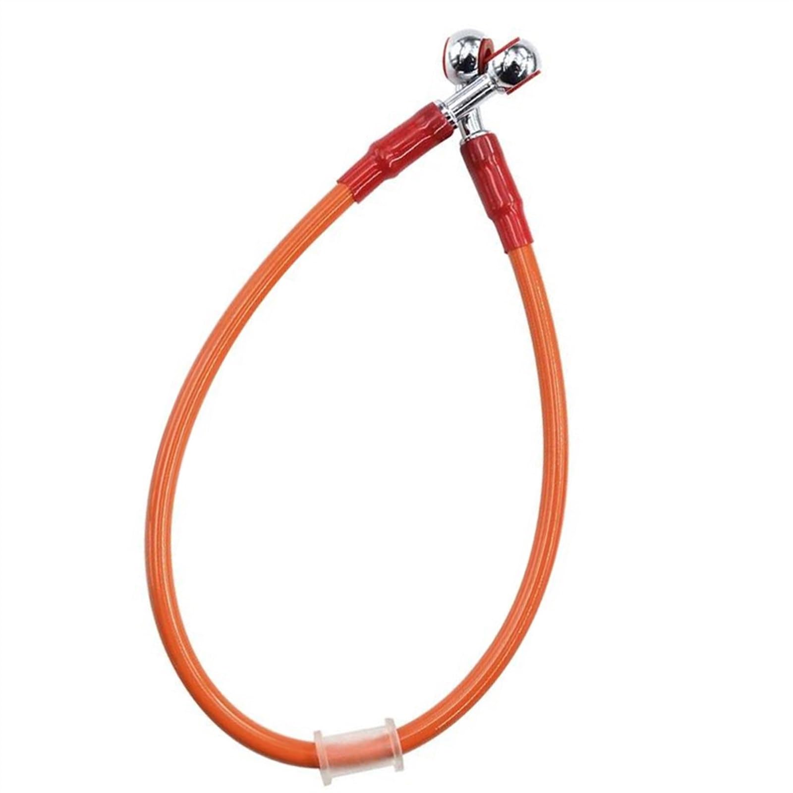 Ksxzw Orange Motorbike Part Motorcycle 50Cm Braided Steel Hydraulic Brake Line Clutch Oil Hose Tube(Orange)