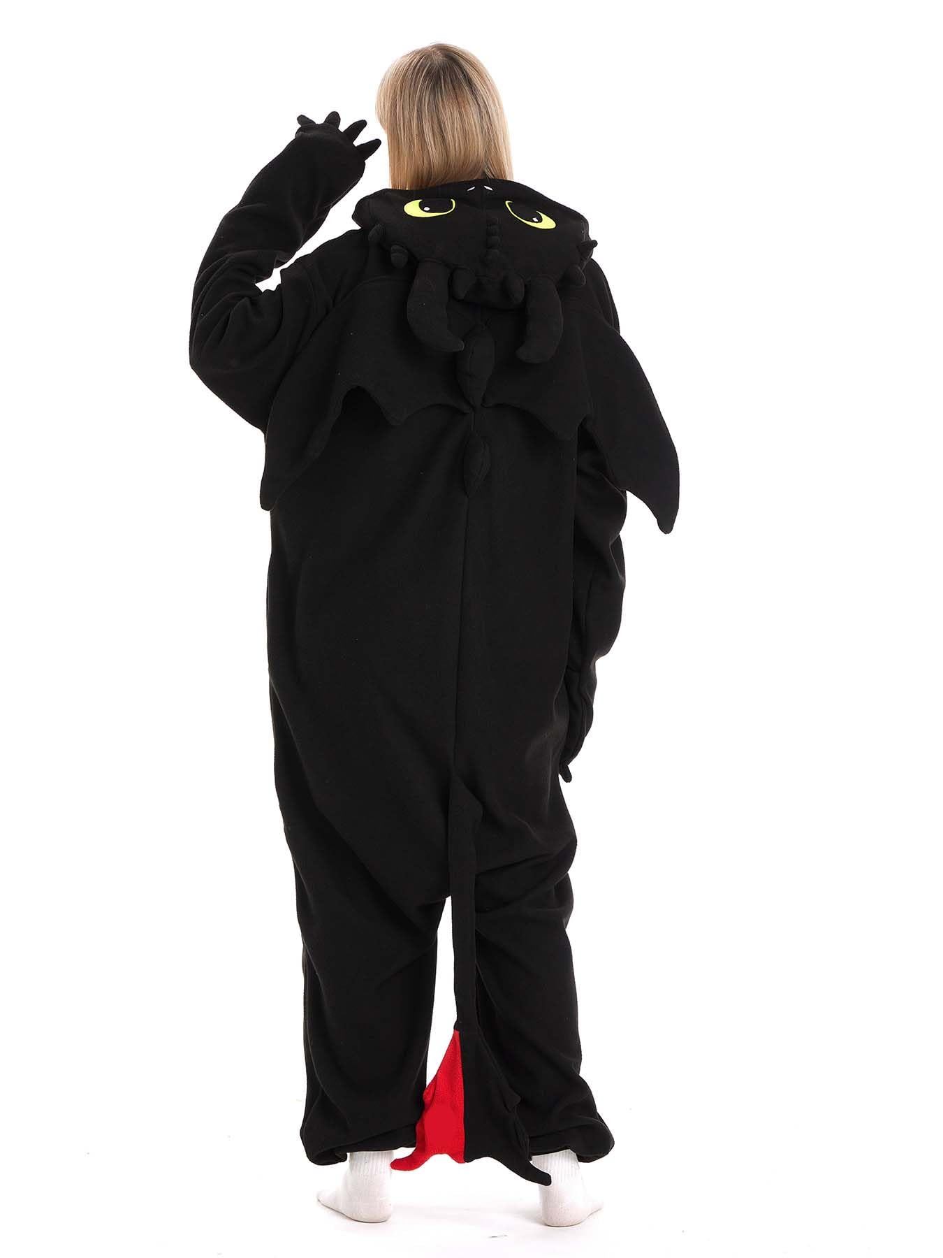 Disfraz de dragón de una pieza para mujeres y hombres, enterizo de animal para adultos, disfraz de Halloween, cosplay, ropa para el hogar