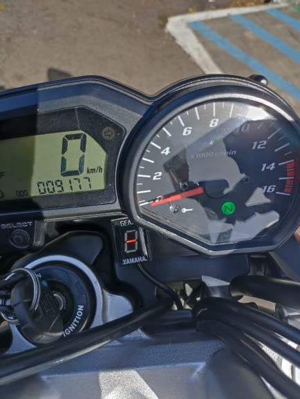 Miniatura 7 de Impermeable 1-6 velocidades LED Indicador digital de engranajes Medidor de pantalla para Yamaha FZ6 FZ6R FZS600 FZS1000 Fazer XJ6 YZF-R6 R6S R1 FZ8