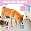 Bikabpet Lick Mat for Dogs and Cats，Cat Licking Pad with Suction Cups for Dog Anxiety Relief，Dog Peanut Butter Lick Pads for Dogs Perfect for Bathing Grooming,Slow Feeders for Dogs and Cats,4Pack