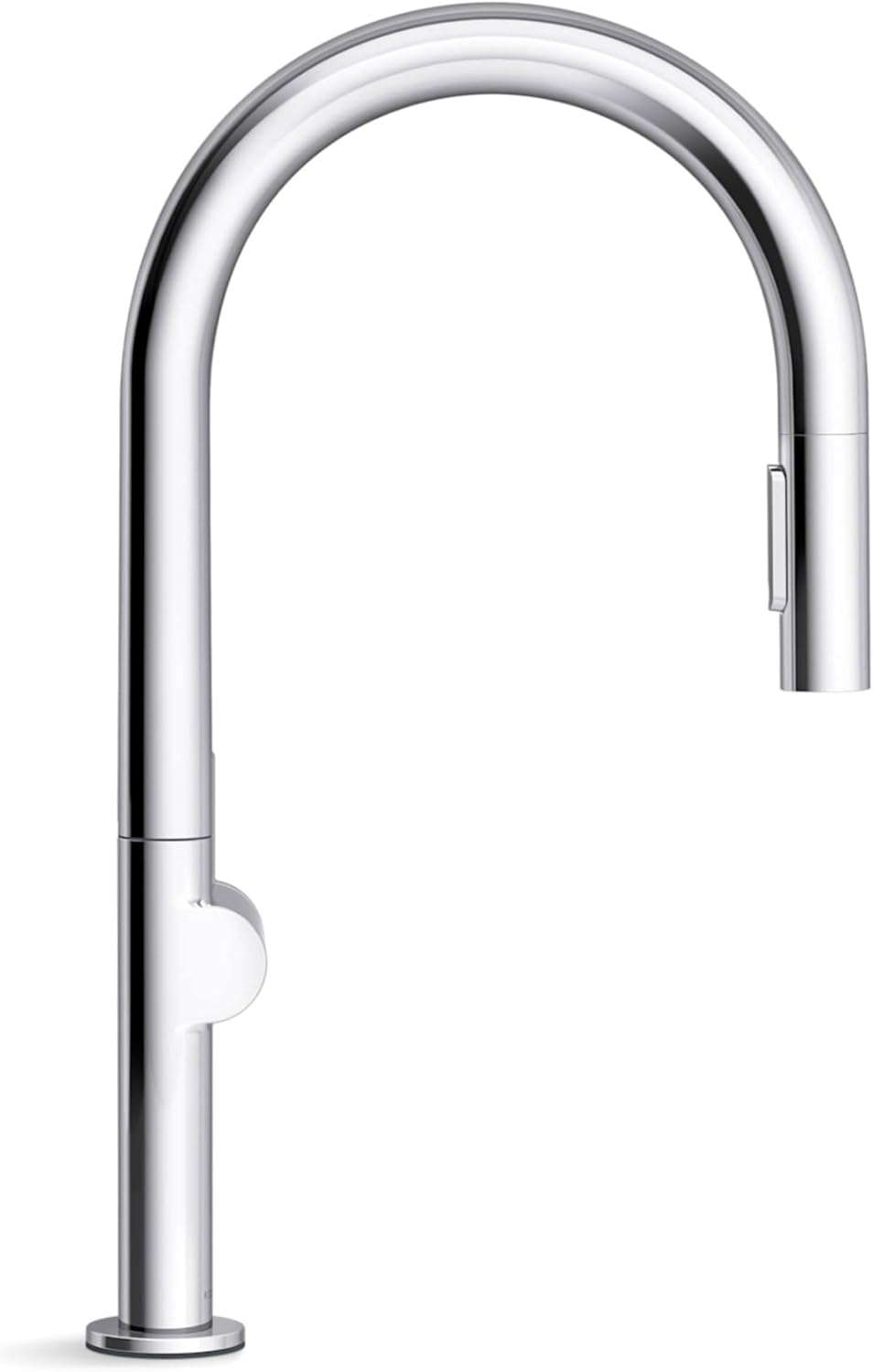 Kohler K-28270-RT2 Components 1.5 GPM Single Hole Pre-Rinse Kitchen Faucet - Matte Black