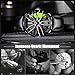 Imagen de RORIOS Relojes Moda para Hombre Reloj de Pulsera Analógico Cuarzo Reloj Diseño Car Hub Reloj Cool Impermeable con Correa de Cuero Verde C