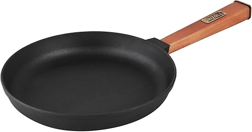 Miniatura 5 de Sartén de cocina de 3.18 cuartos de galón, sartén redonda de hierro fundido de 11 pulgadas con mango de madera extraíble, utensilios de cocina,