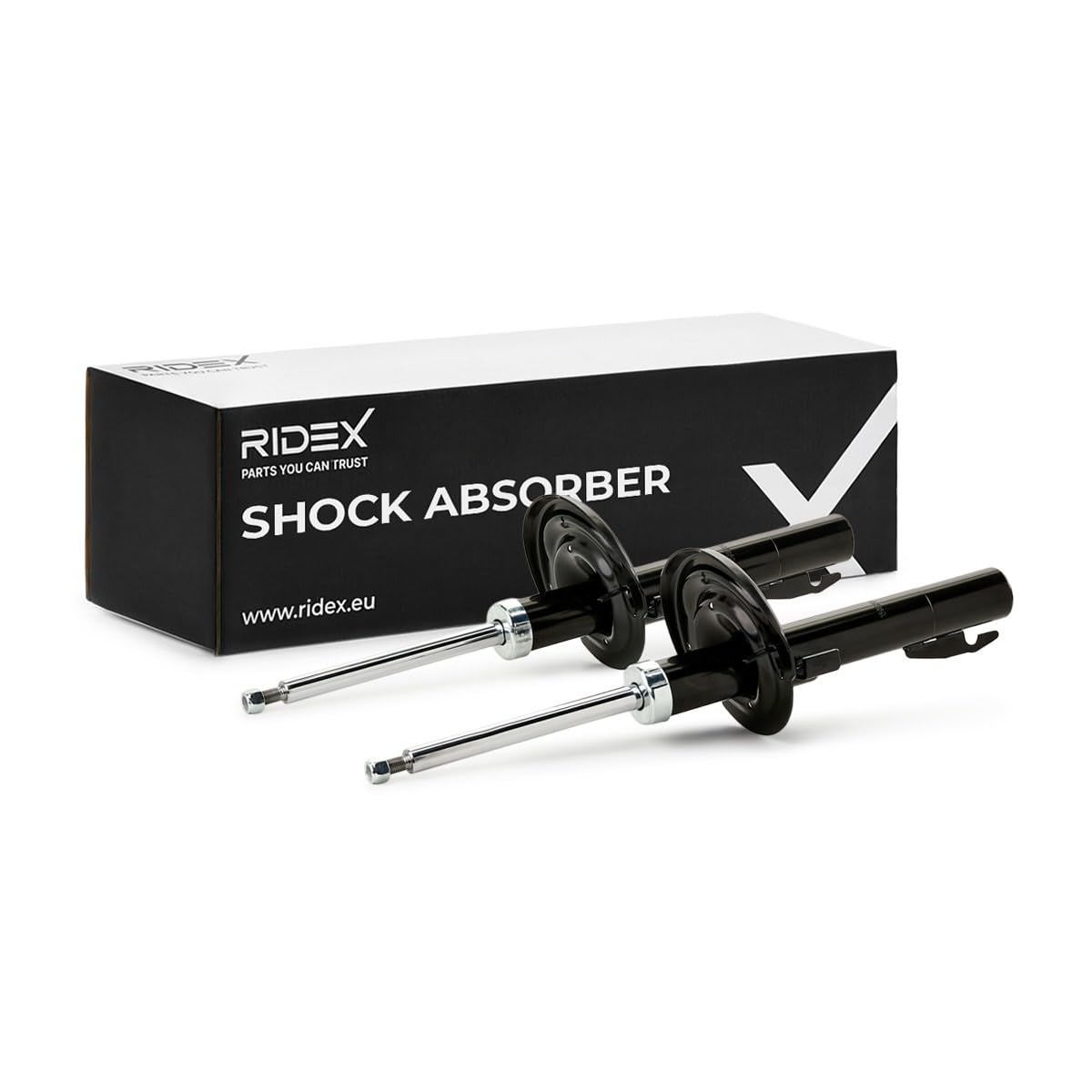 RIDEX 2x Amortisseur Avant Pression de gaz Compatible avec RENAULT Megane 2 3/5 portes BM, CM, BM0/1, CM0/1 Megane 2 Coupé-Cabriolet EM, EM0/1 Megane 2 Break KM, KM0/1 Megane 2 Berline LM, LM0/1