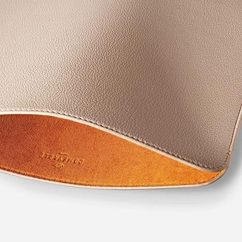 Comfyable Laptop Kılıfı 15 İnç Tam Olarak MacBook Air 15-inç M4 2025 A3241 M3 2024 A3114 M2 2023 A2941 ile Uyumlu, Suni Deri Kapak Kılıf, Kum - Görsel 3