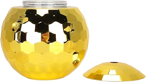 Miniatura 9 de Flash Ball - Vaso de cóctel colorido de gran capacidad de 20.3 fl oz, vaso de cóctel esférico con tapa para fiestas temáticas, discotecas, bar