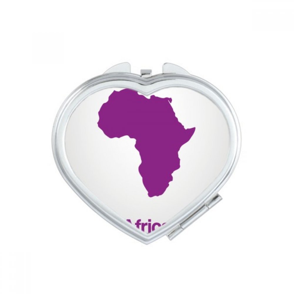 Miroir maquillage compact pour le bureau, miroir de poche portable Afrique Violet multicolore