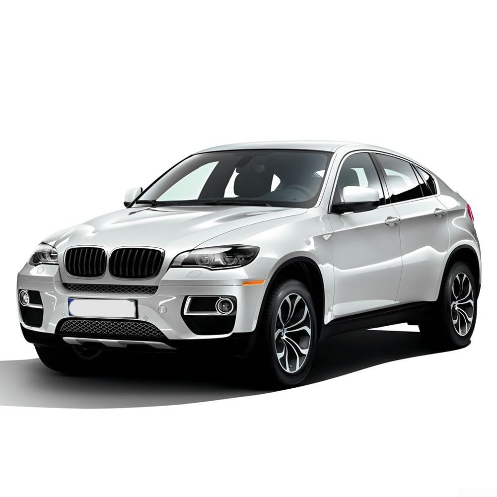 Frontschürze Nebelrahmen Set für für bmw X6 für e71 2012-2014(Right) | Direkter Ersatz, OEM 51117312605/06, passgenaue Montage, schwarzes Finish, Frontansicht Upgrade