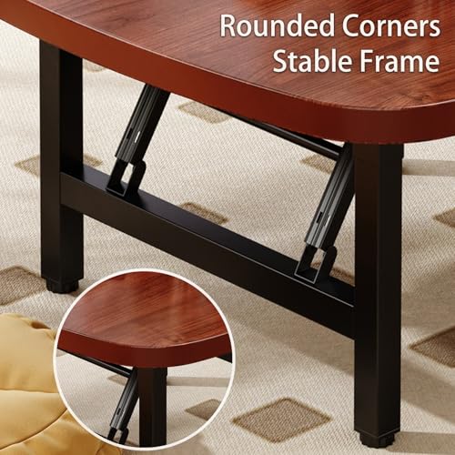 Table basse pliante japonaise comme bureau pour ordinateur portable - 5